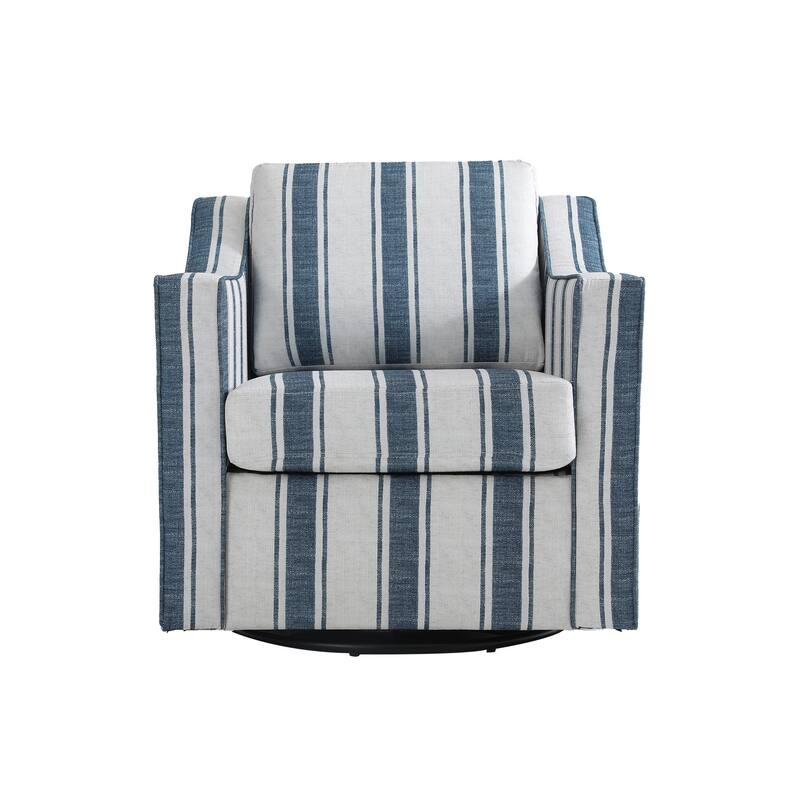 30" W Modern Accent Swivel Chair Comfy Upholstered Armchair Set of 2