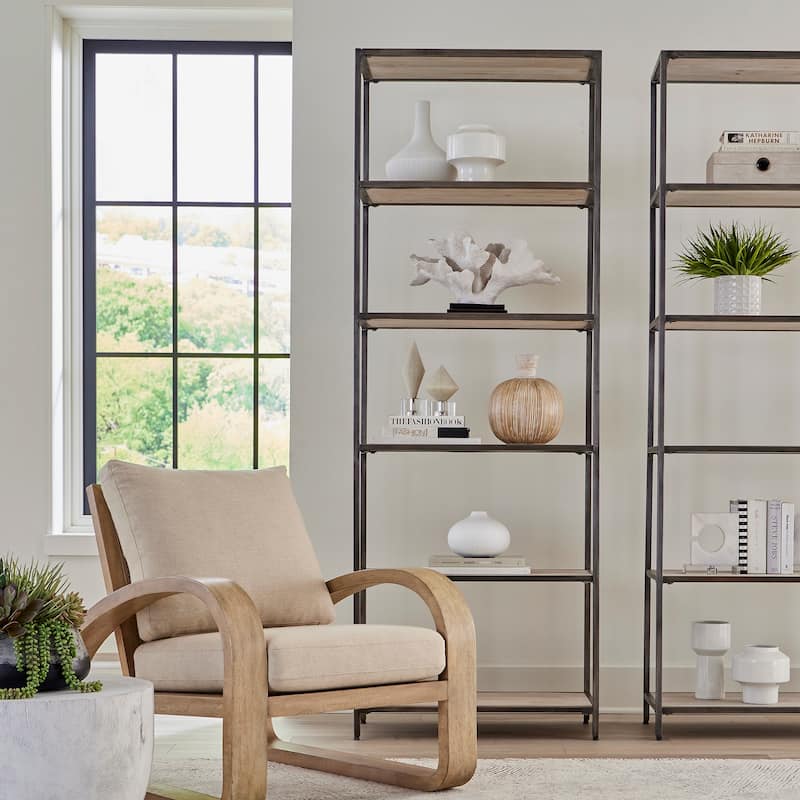 Uttermost Baldwin Industrial Etagere - 31"W x 87"H x 16"D