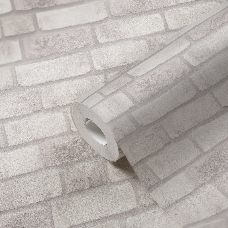 Galerie Wallcoverings Bricks and More Collection Brick Weathered Effect Matte Finish Vinyl on Non-woven Wallpaper Roll