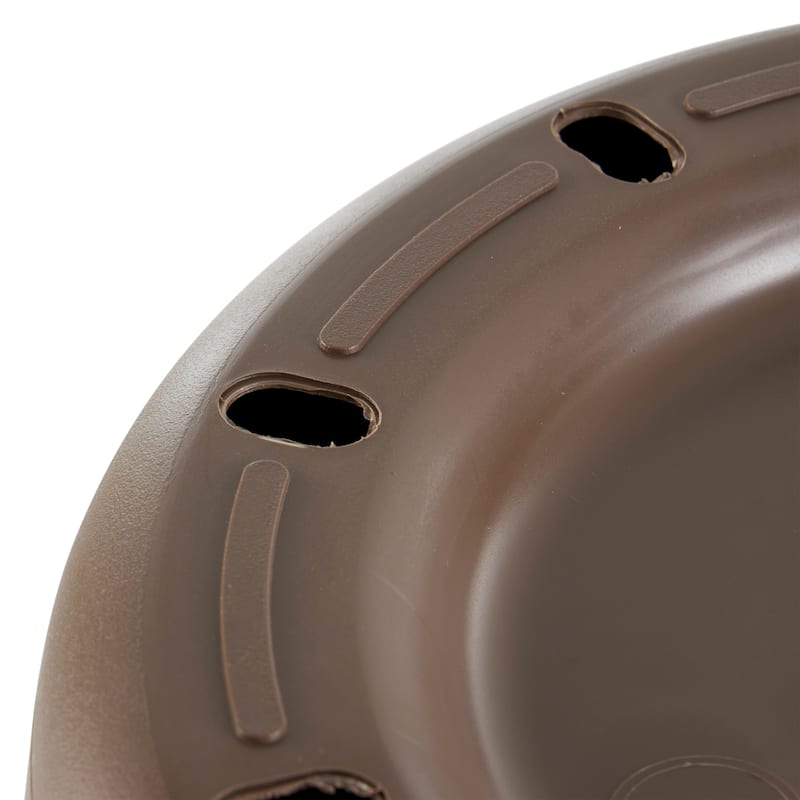 The HC Companies 14 Inch Indoor or Outdoor Classic Flower Pot Planter, Chocolate - 1.18