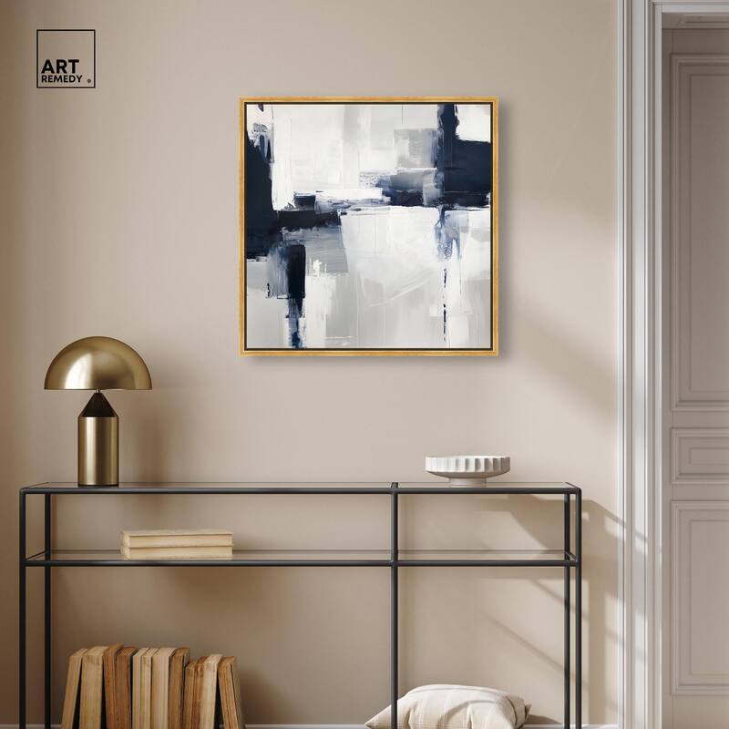 Porcelain Blue on White II Canvas by Art Remedy
