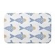 preview thumbnail 4 of 5, Fish Tales Bath Mat 17 x 24 - Blue