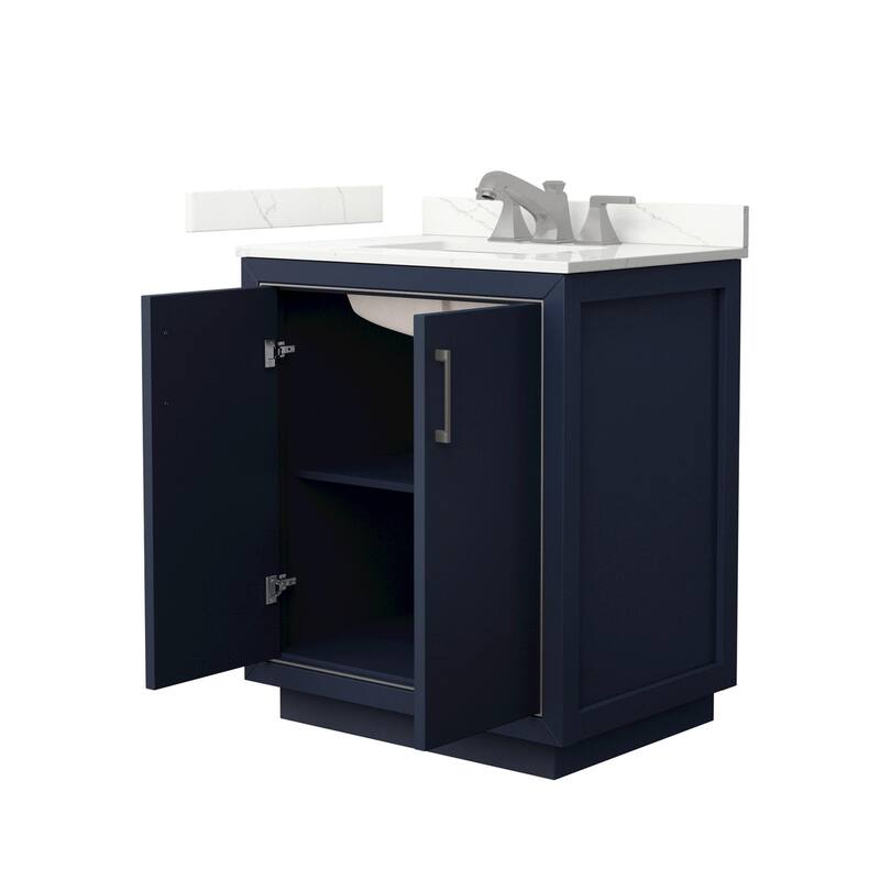 Wyndham Collection WCF111130S-QTZ-US3MXX Icon 30" Free Standing Single