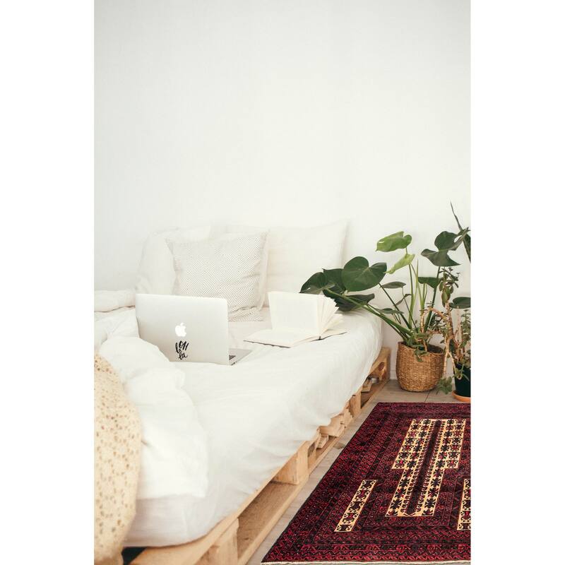 ECARPETGALLERY Hand-knotted Teimani Light Brown Wool Rug - 2'9 x 4'7