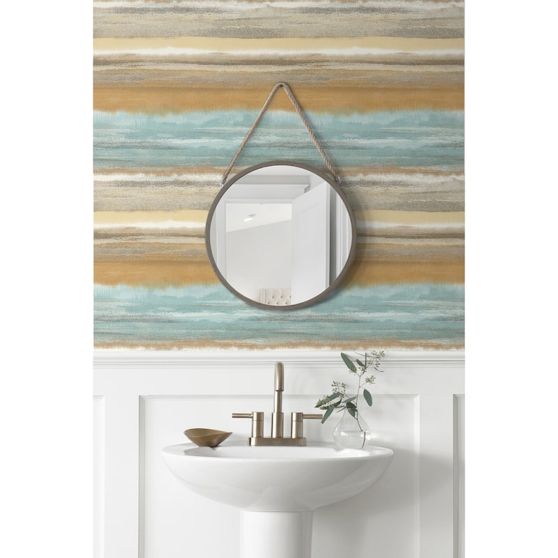 Seabrook Designs Crestview Watercolor Unpasted Wallpaper