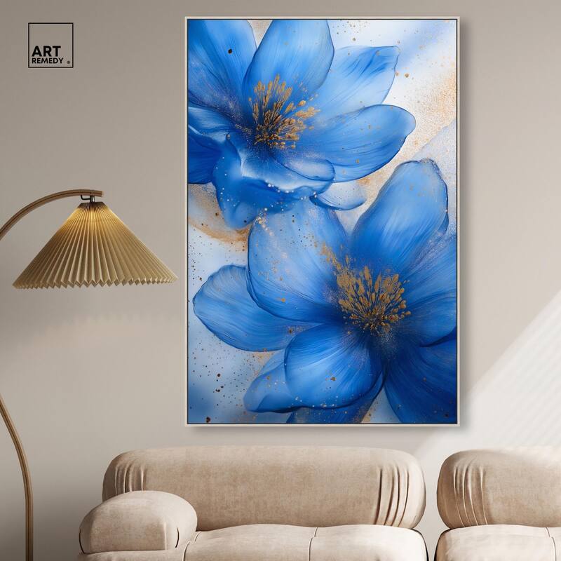 Twilight Teal Tint II Canvas by Art Remedy