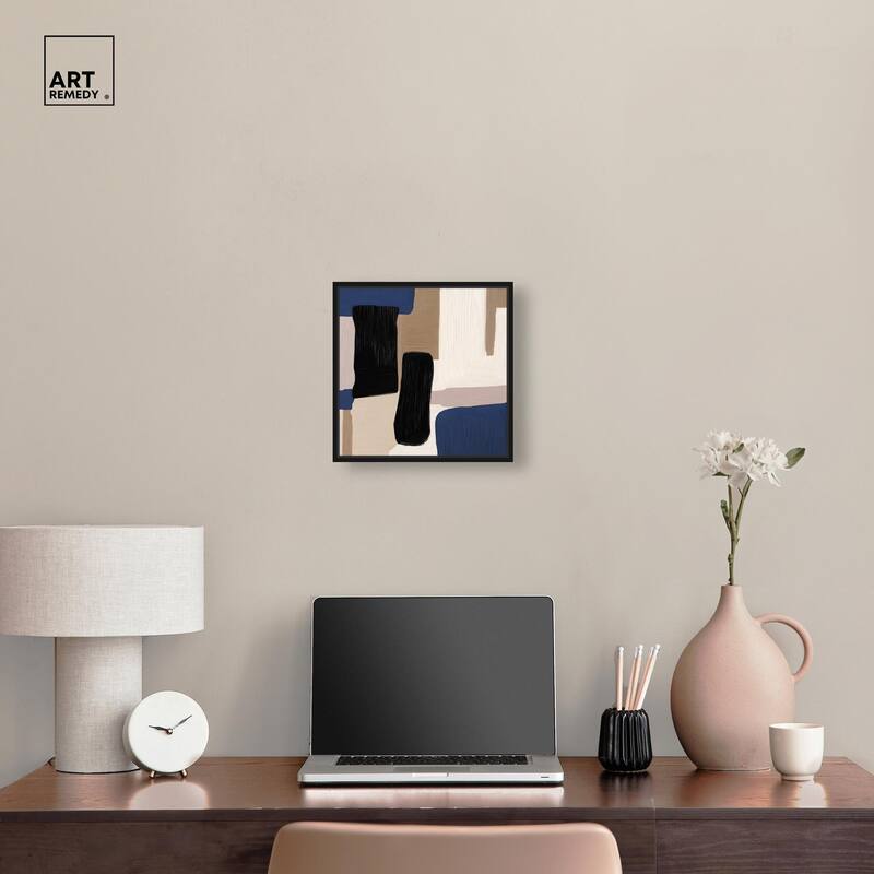 Blue Quietude I Canvas by Art Remedy