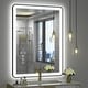preview thumbnail 33 of 36, KIOTEE Rectangular Framed Front & Back LED Lighted Anti-Fog Tempered Glass Bathroom Vanity Mirror with ETL and 3-Year Warranty 36x28