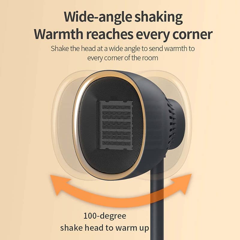 Electric Ceramic Heater Fan with Remote Control