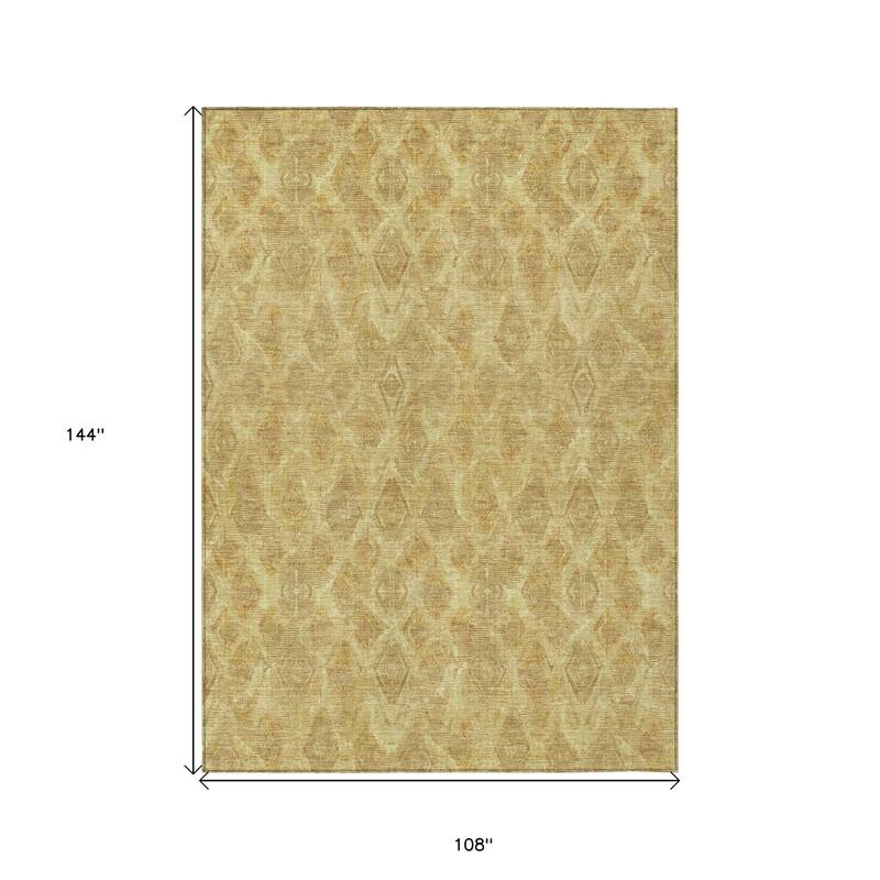 HomeRoots Geometric Traditional Rectangle Outdoor Rug