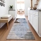 preview thumbnail 62 of 110, Premium Washable Super Soft Modern Geo Mayfield Rug Denim - 2'3" x 7'6"