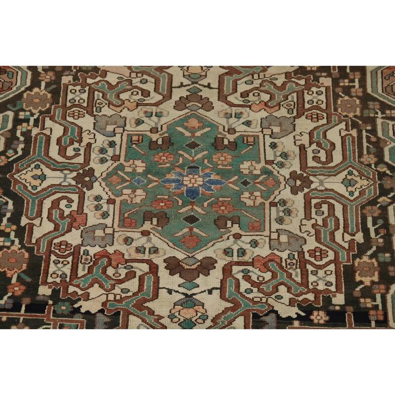 Bakhtiari Vintage Persian Area Rug Hand-Knotted Wool Carpet - 7'1" x 9'9"
