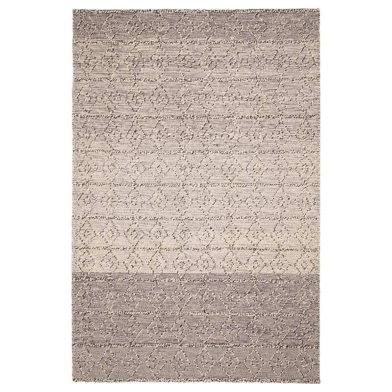 ECARPETGALLERY Braid weave Sienna Khaki Wool Rug - 6'1 x 9'3 - Khaki - 6'1 x 9'3
