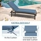 preview thumbnail 63 of 135, Pellebant Outdoor Patio Chaise Lounge Cushion
