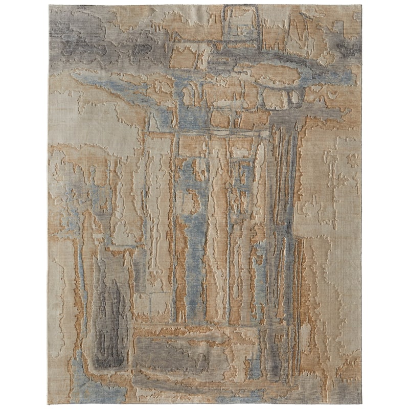 Grand Bazaar Hartman Machine Made Abstract Modern Area Rug