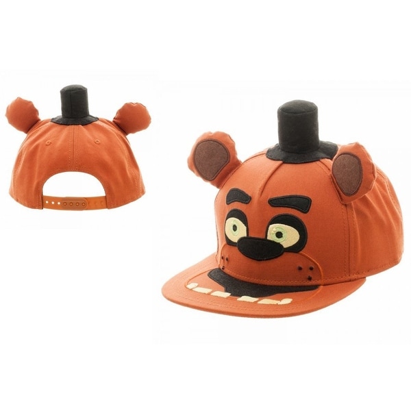 Five Nights at Freddy's Big Face Youth Snapback Hat - Orange