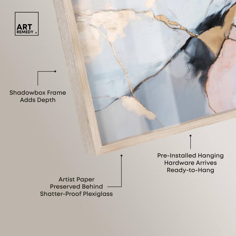 Gilded Veins Shadowbox by Art Remedy