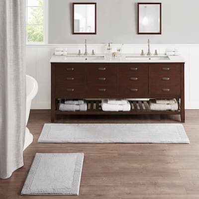 Cotton Tufted 3000 GSM Reversible Bath Rug