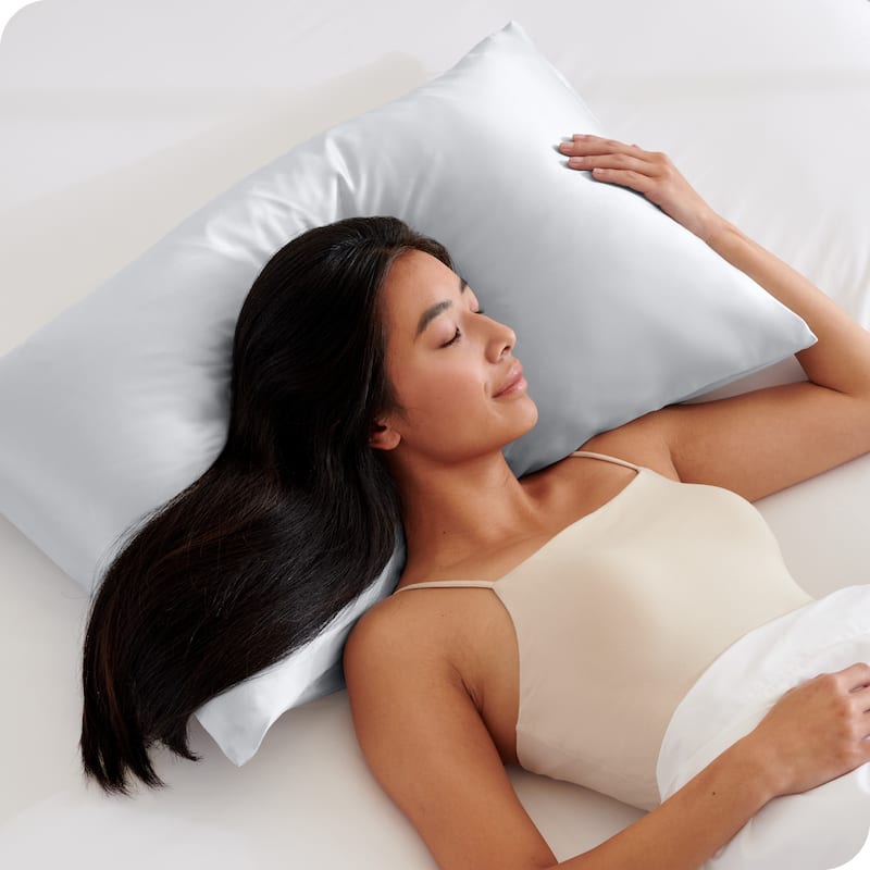 Bare Home Poly Satin Pillowcase Set for Hair and Skin (Set of 2)
