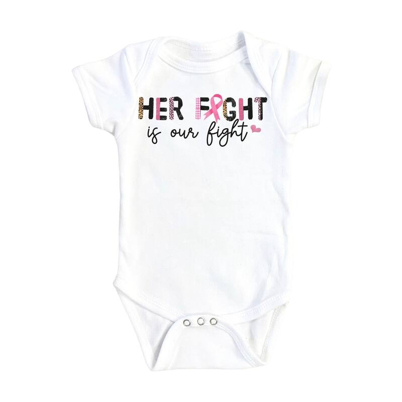 Breast Cancer Awareness - Baby Boy Girl Clothes Infant Bodysuit Funny Cute Newborn - Natural - Newborn