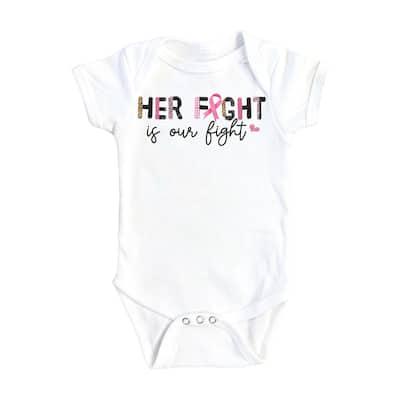 Breast Cancer Awareness - Baby Boy Girl Clothes Infant Bodysuit Funny Cute Newborn
