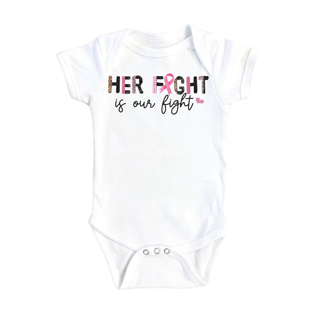 Breast Cancer Awareness - Baby Boy Girl Clothes Infant Bodysuit Funny Cute Newborn