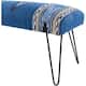 Avril Modern Southwestern Upholstered Bench
