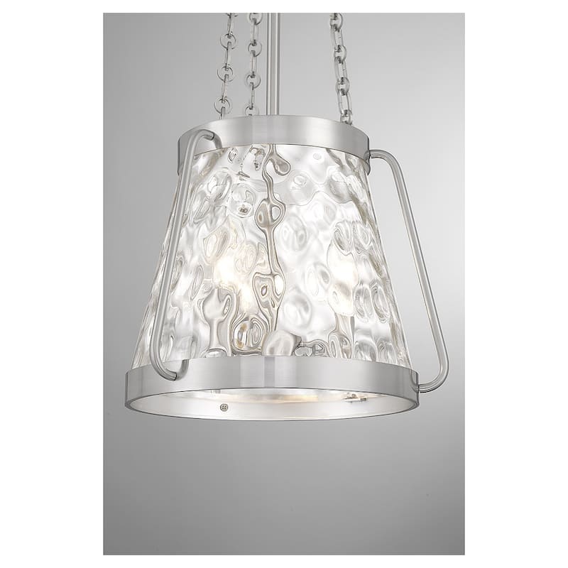 Savoy House Tuscan Three Light Down Lighting Foyer Pendant from the