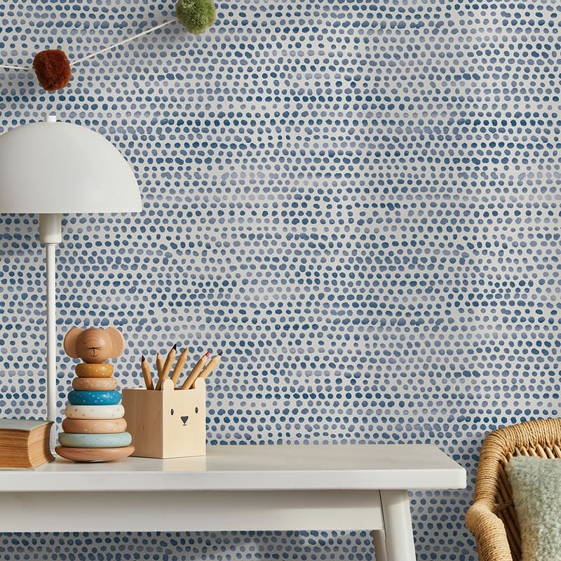Tempaper Moire Dots Peel and Stick Wallpaper