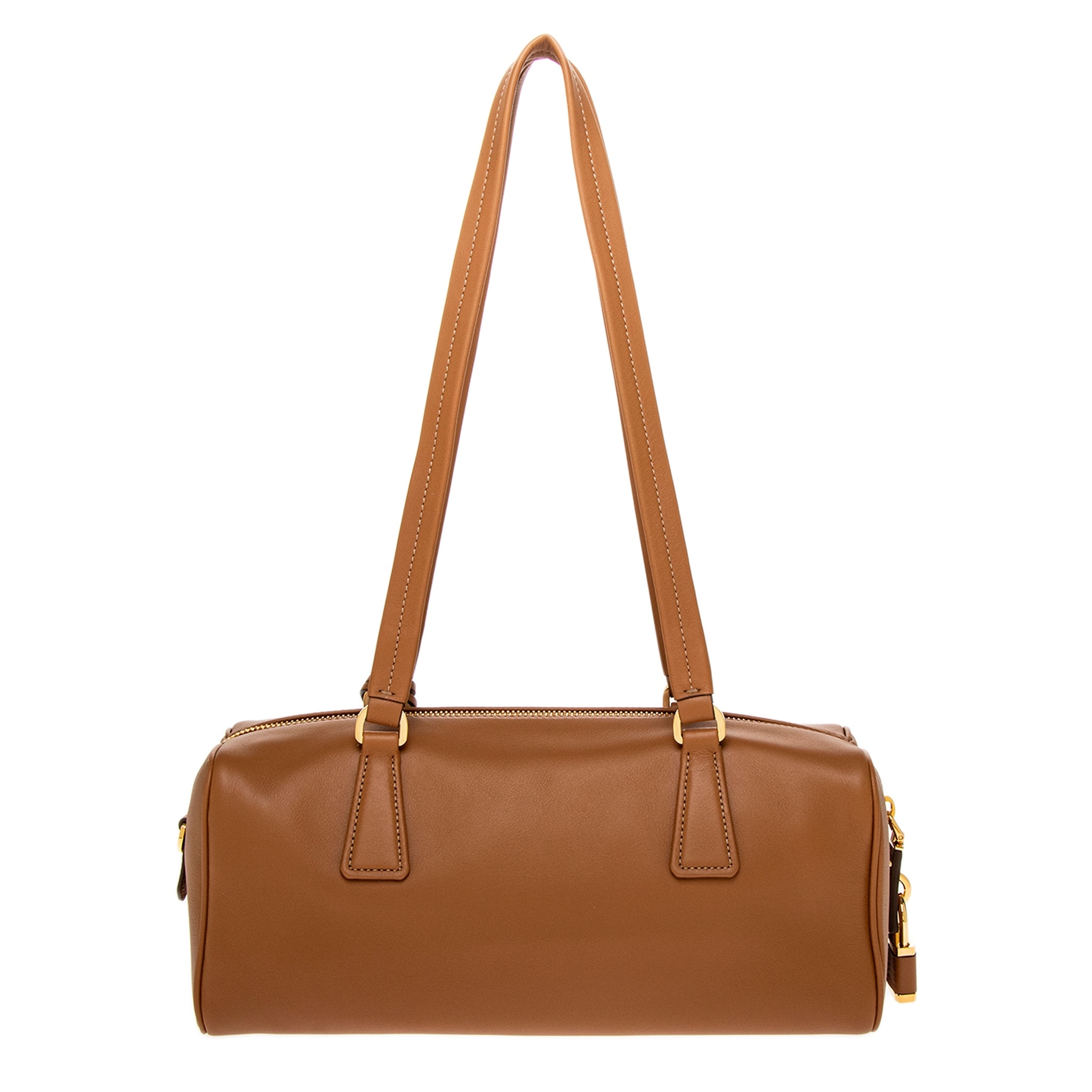 Prada Medium Leather Top Handle Bag with Padlock - Bed Bath