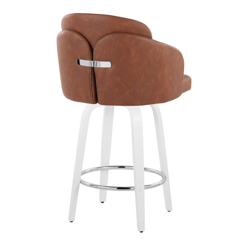 Dahlia 26" Fixed-Height Counter Stool - Set of 2