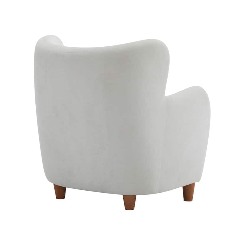 Bacho Fabric Wingback Accent Chair by Christopher Knight Home