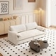 preview thumbnail 8 of 82, 66" Queen Pull Out Sofa Bed, 3-in-1 Convertible Sleeper Sofa with Side Storage