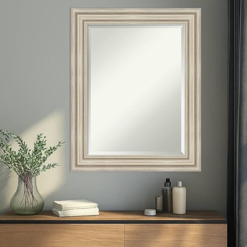 Sierra Beveled Wood Framed Wall Mirror