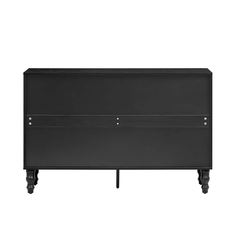Modern TV Stand with 2 Storage Compartments, Fits TVs up to 43 Inches - 47.2" D x 13.9" W x 31.1" H