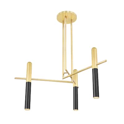 Thurston 3-Light LED Chandelier with Clear Diffuser