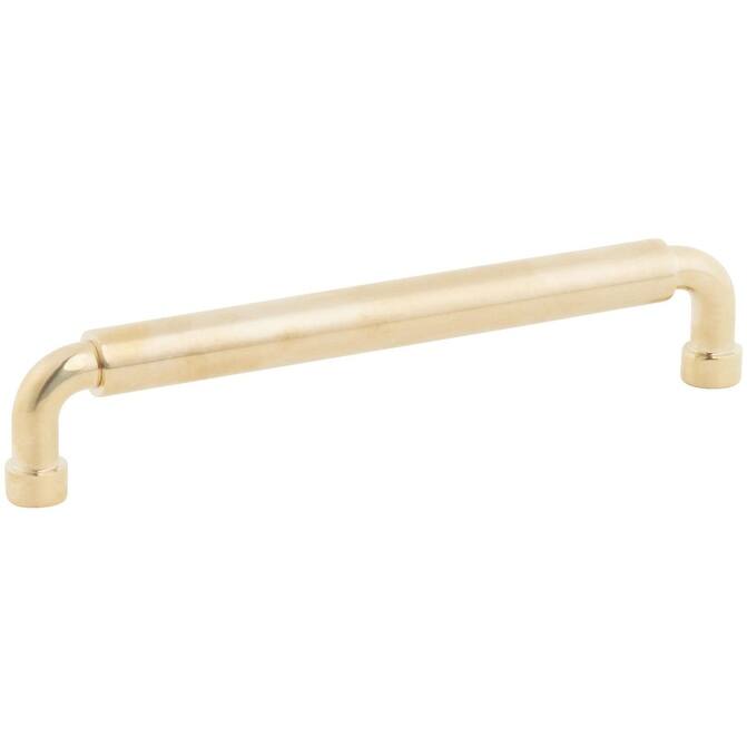 Schaub and Company 211088 NOHO 6" Center to Center Luxury Solid Metal - Unlacquered Brass