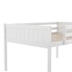 preview thumbnail 14 of 12, Full Size Wood Low Loft Bed with Ladder,ladder can be placed on the left or right