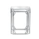 preview thumbnail 41 of 41, Glitzhome Set of 2 Glam Glass Modern Side Table Sofa Table