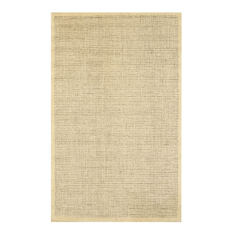 Hand-Tufted Wool Timothy Rug, Elegant Ivory Area Rug for Living Room, Bedroom, Office, Home Décor, Stylish Durabl