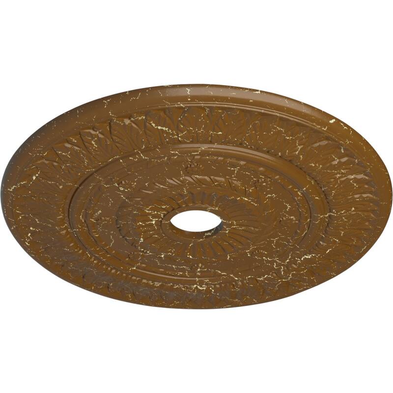 26 3/4"OD x 3 5/8"ID x 1 1/8"P Leaf Ceiling Medallion