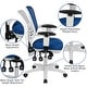 preview thumbnail 104 of 164, Nicholas Mid-Back Blue Mesh Multifunction Executive Swivel Ergonomic Office Chair with Adjustable Arms