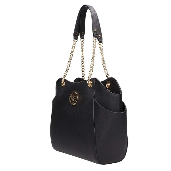 michael kors jet set travel chain shoulder tote bag saffiano leather