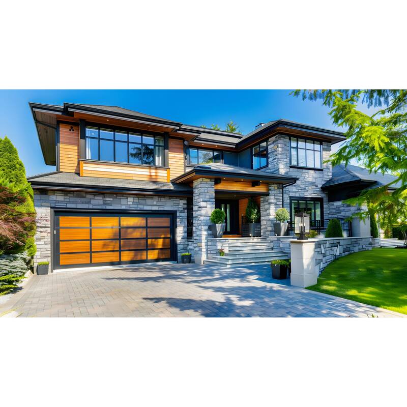 Z-Lite 5019PHBS-SQPM Hartwell 4 Light 24" Tall Post Light with Seedy