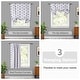 preview thumbnail 2 of 7, DriftAway Raymond Blackout Tie Up Curtain - 45"x63"