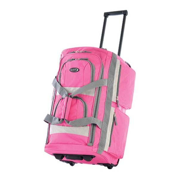 hot pink luggage