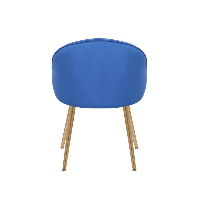 Porthos Home Daija Velvet Dining Chairs with Gold Legs