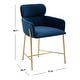 preview thumbnail 16 of 24, SAFAVIEH Couture Charlize Dining Chair (Fully Assembled) - 21.9" W x 20.7" L x 30.1" H
