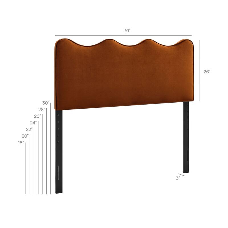 Athena Stain-Resistant Performance Velvet Headboard