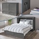 preview thumbnail 3 of 136, Southampton Murphy Bed Chest with Mattress & Built-In Charger Grey - Full